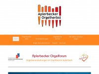 aplerbecker-orgelforum.de Webseite Vorschau