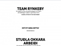 team-rynkeby.fo Webseite Vorschau