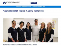 vasektomie-borken.de Webseite Vorschau