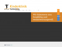 kinderklinik-schoemberg.de Webseite Vorschau