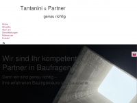 tantanini.com Webseite Vorschau