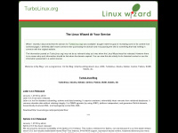 turbolinux.org Webseite Vorschau
