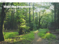 wald-des-vergessens.de Webseite Vorschau