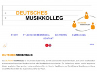deutsches-musikkolleg.de Webseite Vorschau