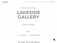 lakesidegallery.ch Webseite Vorschau