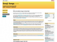 emoji-songs.com Webseite Vorschau