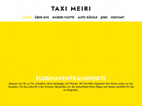 taxi-meiri.ch Webseite Vorschau