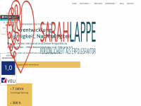 sarah-lappe.de Webseite Vorschau