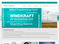 wadersloh-wind.de Webseite Vorschau