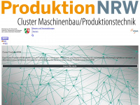 produktionnrw.org Webseite Vorschau