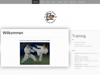 karate-svaltenstadt.de Webseite Vorschau