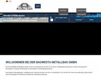 bauwesta-metallbau.de Webseite Vorschau
