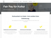 fairpaykultur.at Webseite Vorschau