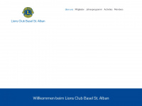 lions-st-alban.ch Webseite Vorschau