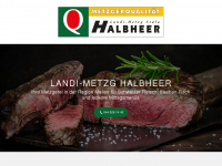 metzgerei-halbheer.ch Webseite Vorschau