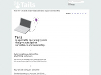tails.net Webseite Vorschau