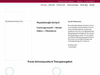 physiotherapie-kirrlach.de Webseite Vorschau