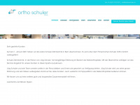 orthoschuler.ch Webseite Vorschau