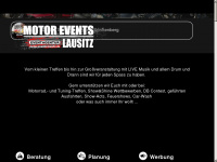 motor-events-lausitz.de Webseite Vorschau