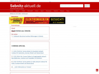sebnitz-aktuell.de Webseite Vorschau