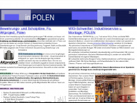 in-polen.eu Webseite Vorschau