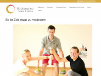 rueckenwind-physio.at Webseite Vorschau