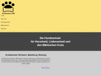 hundeschule-vbb.de Webseite Vorschau
