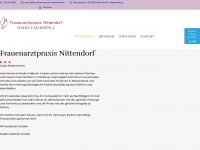 frauenarztpraxis-nittendorf.de Webseite Vorschau