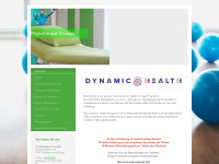 physiotherapiedonautal.de Webseite Vorschau