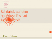 ayurveda-festival.de Webseite Vorschau