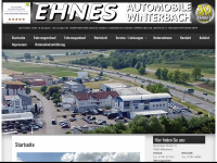 ehnes-automobile.de Webseite Vorschau