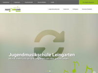 jugendmusikschule-leingarten.de Webseite Vorschau