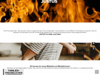 justus.de Webseite Vorschau