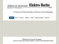 elektro-borho.de Webseite Vorschau