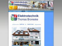 elektro-broneske.de Webseite Vorschau