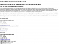 elektro-dahler-ehrle.de Webseite Vorschau