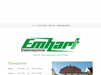 elektro-emhart.de Webseite Vorschau