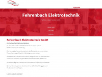 elektro-fehrenbach.de Webseite Vorschau