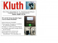 elektro-kluth.de Webseite Vorschau