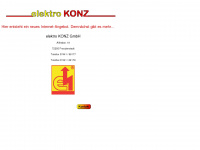 elektro-konz.de Webseite Vorschau