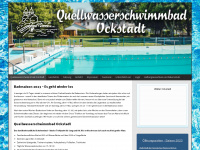 schwimmbad-ockstadt.de Webseite Vorschau
