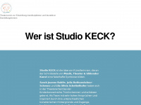 studiokeck.com Webseite Vorschau
