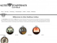 altes-stadthaus-cottbus.de Webseite Vorschau