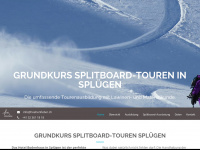splitboard-touren.ch Webseite Vorschau
