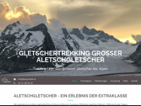 aletschgletscher-trekking.ch Webseite Vorschau