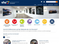 vhs-donzdorf.de Webseite Vorschau