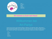art-partys.de Webseite Vorschau