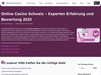 topcasinoschweiz.com Webseite Vorschau