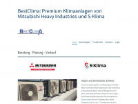 best-clima.ch Webseite Vorschau