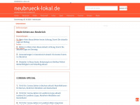 neubrueck-lokal.de Webseite Vorschau